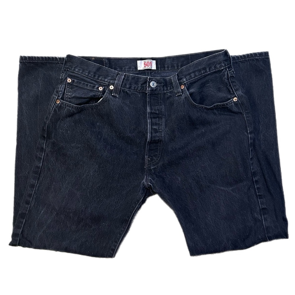 Levi's 501 Men's Dark Black Straight Jeans